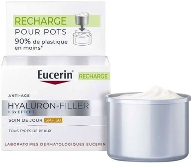 Eucerin Dagcrème Eucerin Hyaluron-Filler + 3x Effect Daycream SPF 30 Refill 50 ml