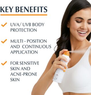 Eucerin Sensitive Protect Transparente Droge Zonnebrandspray SPF50 200 ml