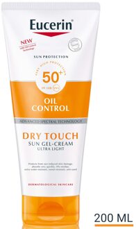 Eucerin Sun Gelcrème Dry Touch SPF50+ 200 ml