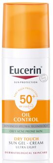 Eucerin Sun Gezichtsolie Control Sun Gelcrème Droog SPF50+ 50 ml