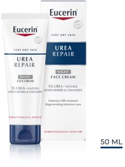 Eucerin UreaRepair Rijke Vernieuwende Gezichtscrème met 5% Urea 50 ml