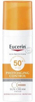 Eucerin Zonnebrandcrème Eucerin Sun Protection Photoaging Control CC SPF50 Tinted 50 ml
