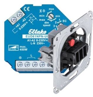 EUD61NPN-UC Monteerbaar Dimmer & schakelaar Blauw, Wit dimmer