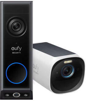 Eufy Bundle Video Deurbel + 2x Eufycam 3 met HomeBase 3 Slimme deurbel