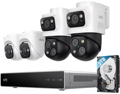 Eufy NVR Security System S4 (Bullet-PTZ+ Turret Cam) IP-camera