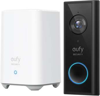 Eufy Video Doorbell 2K + HomeBase 2 Slimme deurbel Zwart