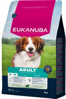 Eukanuba 12kg Eukanuba Premium Nutrition Adult Small & Medium Breed Lamb & Rijst Droogvoer voor honden
