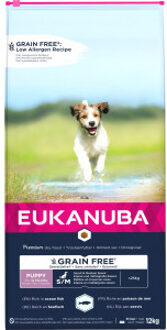 Eukanuba 3kg Grain Free Puppy Small/Medium Breed Zalm Eukanuba Hondenvoer