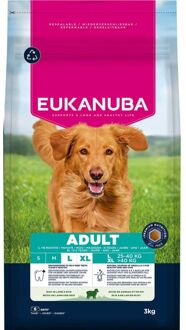 Eukanuba Adult Large/Extra Large - Hondenvoer - Lam - 3 kg