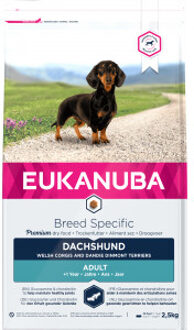 Eukanuba Dachshund/Teckel - Breed Specific - Kip - Hondenvoer - 2.5 kg