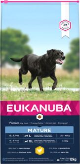 Eukanuba Dog Mature & Senior - Large Breed - Kip - Hondenvoer - 12 kg