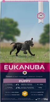 Eukanuba Dog Puppy & Junior - Large Breed - Kip - Puppyvoer - 12 kg