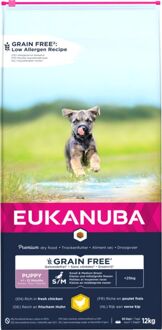 Eukanuba Graanvrij Puppy Small/Medium - Hondenvoer - 12 kg