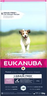 Eukanuba Graanvrij Puppy Small/Medium - Hondenvoer - Vis - 12 kg