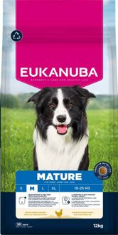 Eukanuba Mature Medium - Hondenvoer - Kip - 12 kg