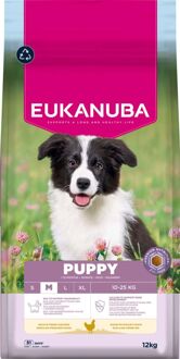 Eukanuba Puppy Medium - Hondenvoer - Kip - 12 kg