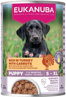 Eukanuba Puppy Paté - Hondenvoer - Kalkoen - 400 gram