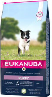 Eukanuba Puppy Small Medium met lam & rijst hondenvoer 3 x 2,5 kg