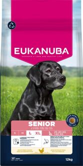 Eukanuba Senior Large/Extra Large - Hondenvoer - Kip - 12 kg