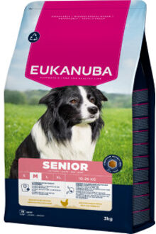 Eukanuba Senior Medium - Hondenvoer - Kip - 3 kg
