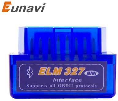 Eunavi MINI ELM327 Bluetooth V1.5 ELM 327 Interface OBD2/OBD II Auto Code Scanner