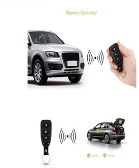 Eunavi Universele Auto Alarm Systeem Auto Deur Centrale Controle Lock Vergrendeling Keyless Led Sleutelhanger Centrale Kit Deurslot