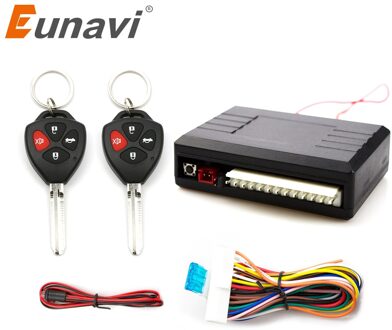 Eunavi Universele Auto Centrale Kit Lock UnlocK Keyless Entry Systeem Centrale Vergrendeling LED Geven Kofferbak Release knop
