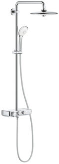 Euphoria Smartcontrol 260 Regendouche - ø 26cm - met verstelbare wandbevestiging - chroom - 26509000