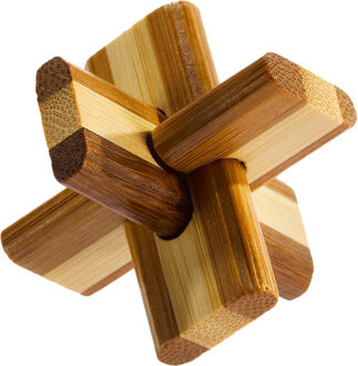 Eureka 3d Bamboo Puzzle - Doublecross** (Only Available In Display 52473120)