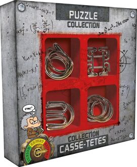 Eureka 3d Puzzle Breinbrekerset Extreme Metal 4-delig Rood