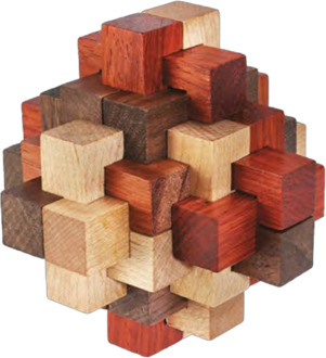 Eureka 3D VIP - Woodchuck Houten Puzzel (level 2)