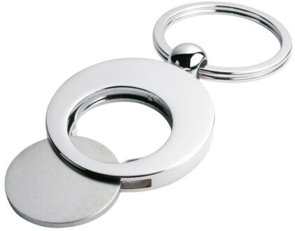 Euring metalen sleutelhanger Zilver - One size