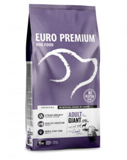Euro Premium Adult Giant w/Lamb & Rice hondenvoer 15 kg
