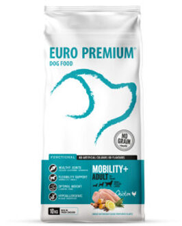 Euro Premium Adult Mobility+ Chicken hondenvoer 10 kg