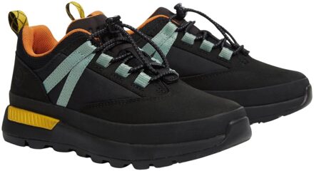 Euro Trekker Low Sneakers Junior zwart - groen - geel - oranje - 32