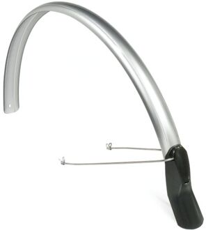 Eurofender achterspatbord Scatto 28 inch 51 mm zilver Zilverkleurig