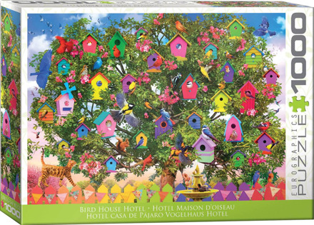 Eurographics Bird House Hotel by Olena Puzzel (1000 stukjes)