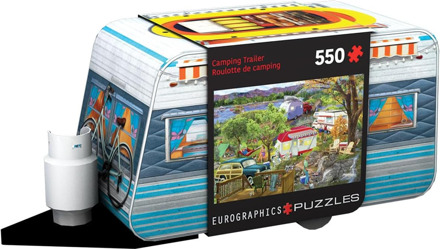 Eurographics Camping Trailer Tin Puzzel (550 stukjes)