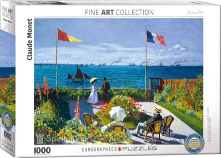 Eurographics Claude Monet - Garden at Sainte-Adresse Puzzel (1000 stukjes)