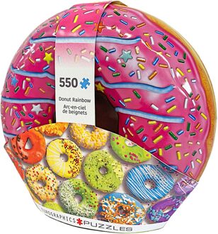 Eurographics Donut Rainbow Tin Puzzel (550 stukjes)