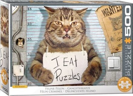 Eurographics Felony Cat - Paul Normand Puzzel (500 stukjes)