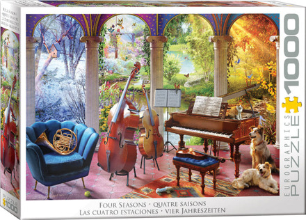Eurographics Four Seasons by Angelo Bonito Puzzel (1000 stukjes)