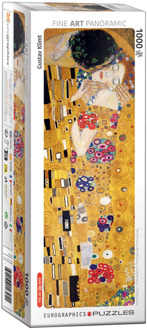 Eurographics Gustav Klimt - The Kiss Panorama Puzzel (1000 stukjes)