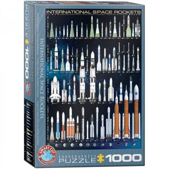 Eurographics International Space Rockets Puzzel (1000 stukjes)