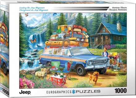 Eurographics Jeep - Loading the Wagoneer Puzzel (1000 stukjes)