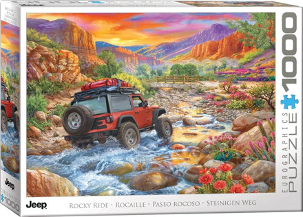 Eurographics Jeep - Rocky Ride by C.Bigelow Puzzel (1000 stukjes)
