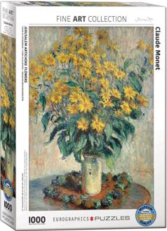 Eurographics Jerusalem Artichoke Flowers - Claude Monet (1000)
