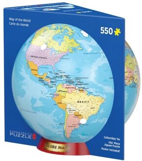 Eurographics Map of the World Tin Puzzel (550 stukjes)