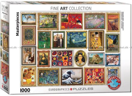 Eurographics Masterpieces Puzzel (1000 stukjes)