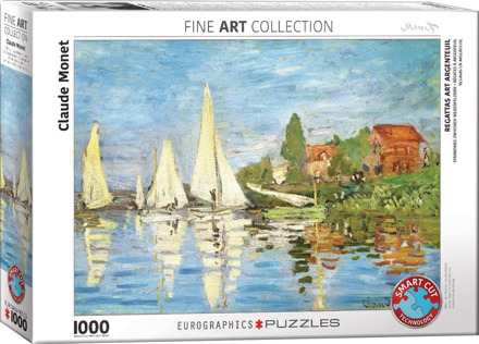 Eurographics Monet Claude - Regatta's in Argenteuil Puzzel (1000 stukjes)